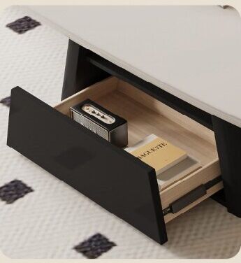 Yorik Coffee Table - Black and White