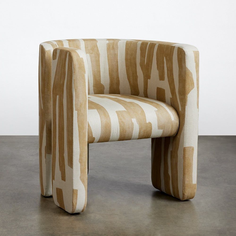 LYNN Wooden Fabric Chair